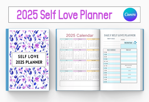2025 Self Love Planner Canva Template: A Creative Tool for Personal Growth