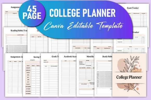Editable College Planner Canva KDP: A Practical Guide to Organize Your Academic Life