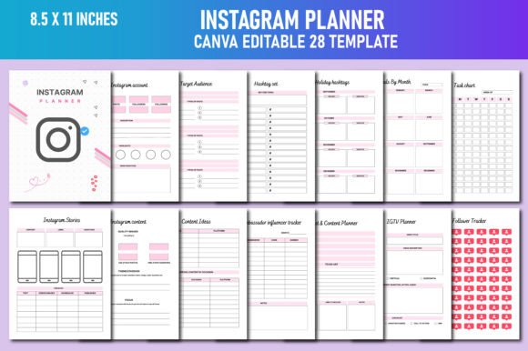Instagram Planner Canva KDP: Streamline Your Social Media Workflow