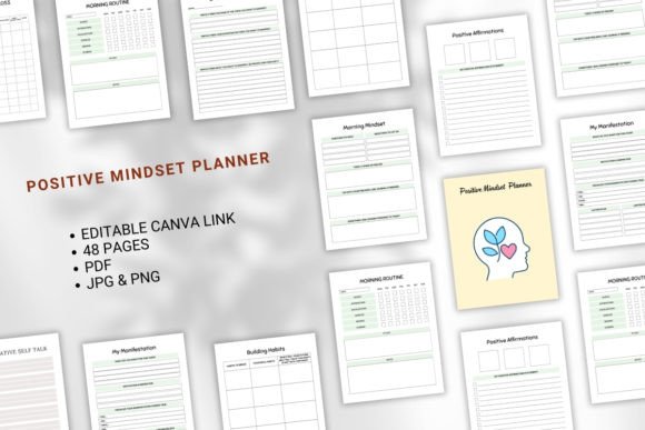 Positive Mindset Planner Canva KDP: A Strategic Tool for Personal and Professional Growth