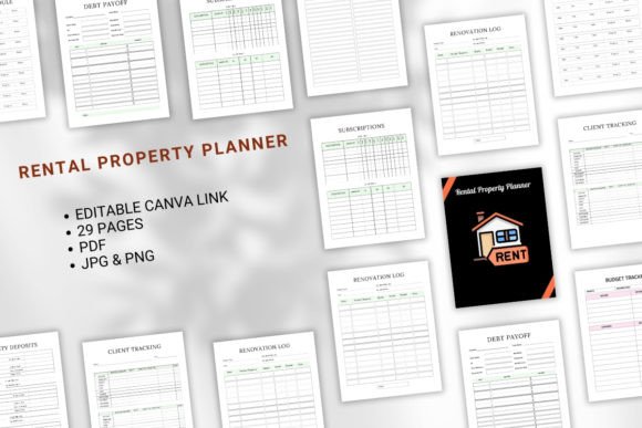 Rental Property Planner Canva KDP: Streamline Your Real Estate Management
