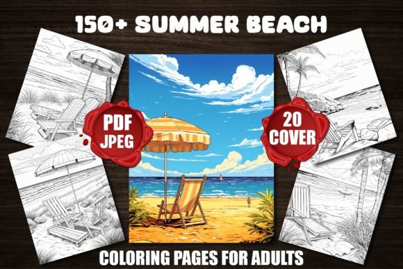 Summer Beach Coloring Pages: A Creative Escape for the Modern Mind